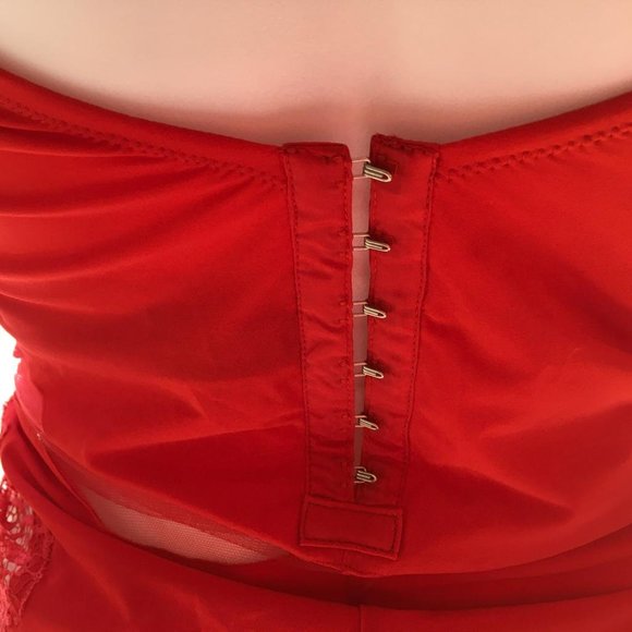 LA PERLA WOMEN BABY DOLLS, RED COLOR, gi 33 - Picture 8 of 11